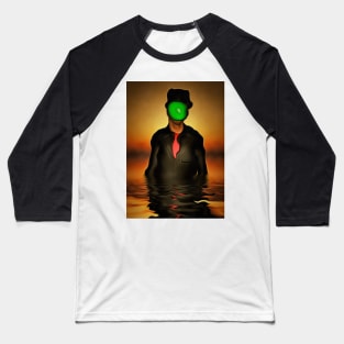 Green apple man Baseball T-Shirt